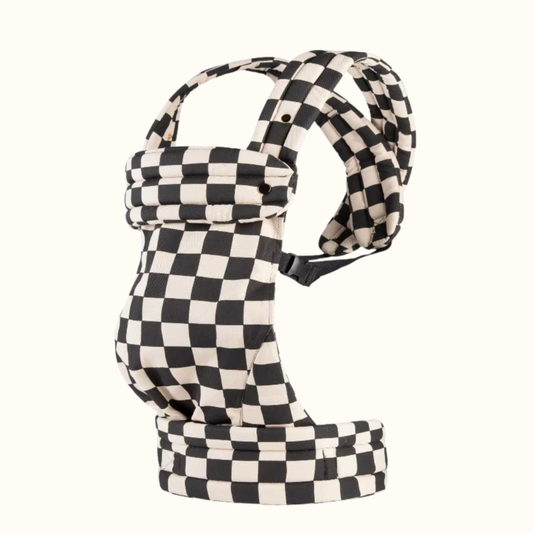 Classic Chess Baby Carrier | Black & white chess