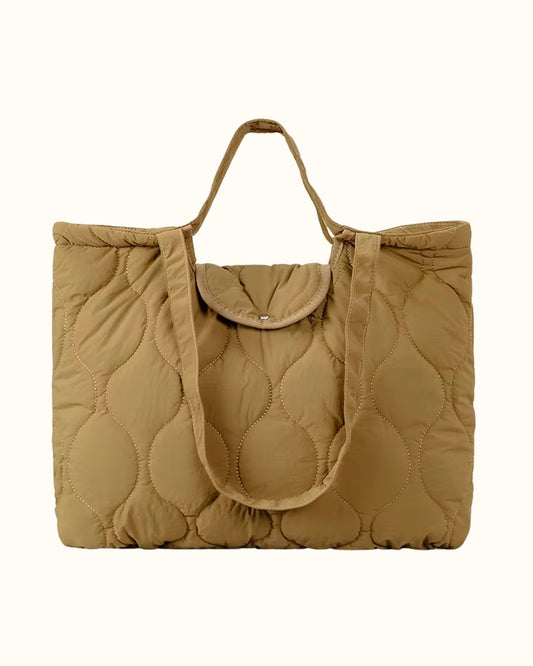 The Ripple Tote | Diaper Bag | Brown