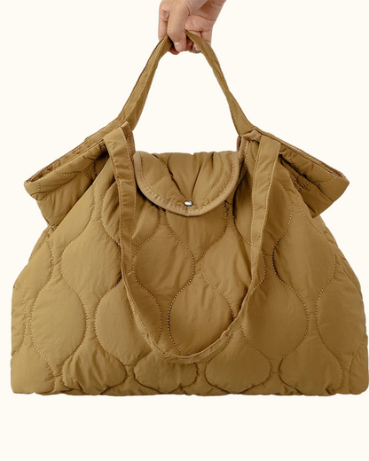 The Ripple Tote | Diaper Bag | Brown