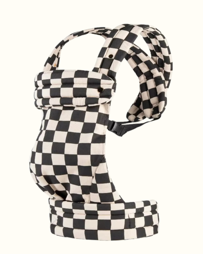 Classic Chess Baby Carrier | Black & white chess
