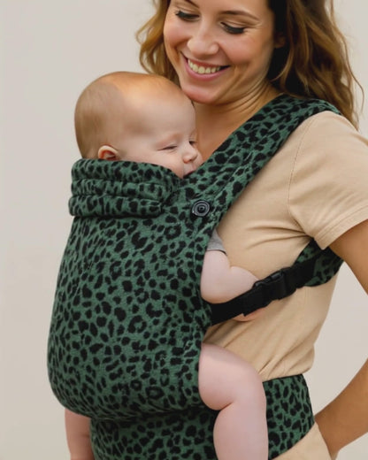 Kippling Baby Carrier | Green Leopard