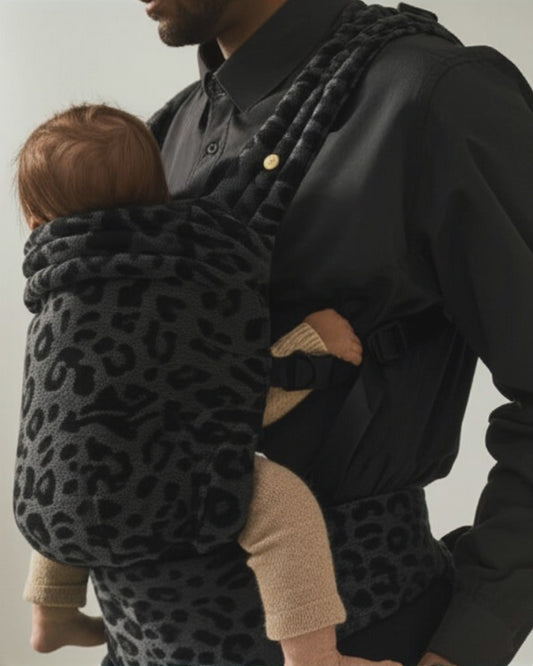Kenya Baby Carrier | Black Leopard